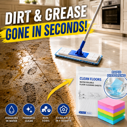 ✨ Buy 1 Get 1 Free  FloorGlow™ 4-in-1 Cleaning Sheets