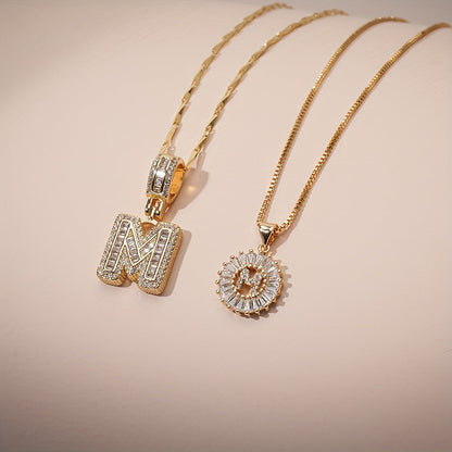 WENTHNNUE™ Initial Letter Necklace