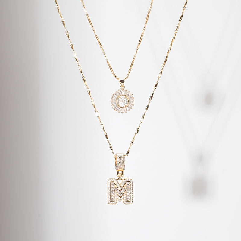 WENTHNNUE™ Initial Letter Necklace