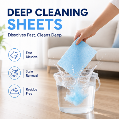 ✨ Buy 1 Get 1 Free  FloorGlow™ 4-in-1 Cleaning Sheets