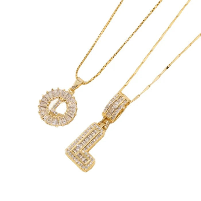 WENTHNNUE™ Initial Letter Necklace