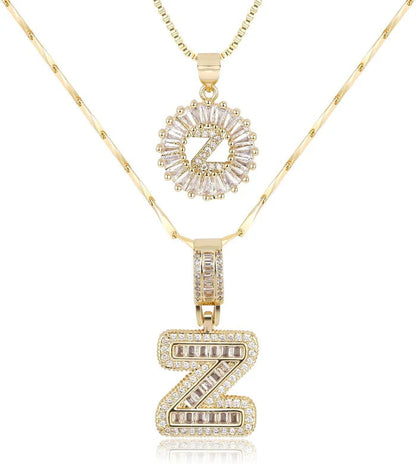WENTHNNUE™ Initial Letter Necklace