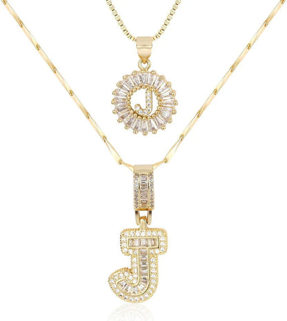 WENTHNNUE™ Initial Letter Necklace