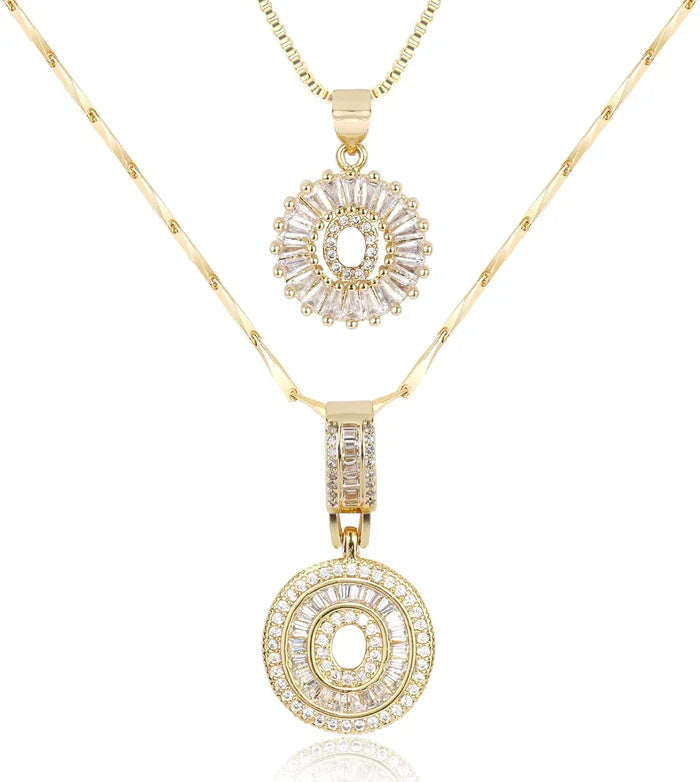 WENTHNNUE™ Initial Letter Necklace