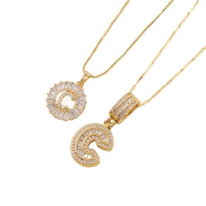 WENTHNNUE™ Initial Letter Necklace