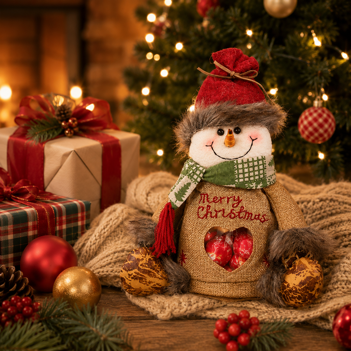 🎄Reusable Zippered Christmas Gift Bags – 3 Festive Designs 🎁