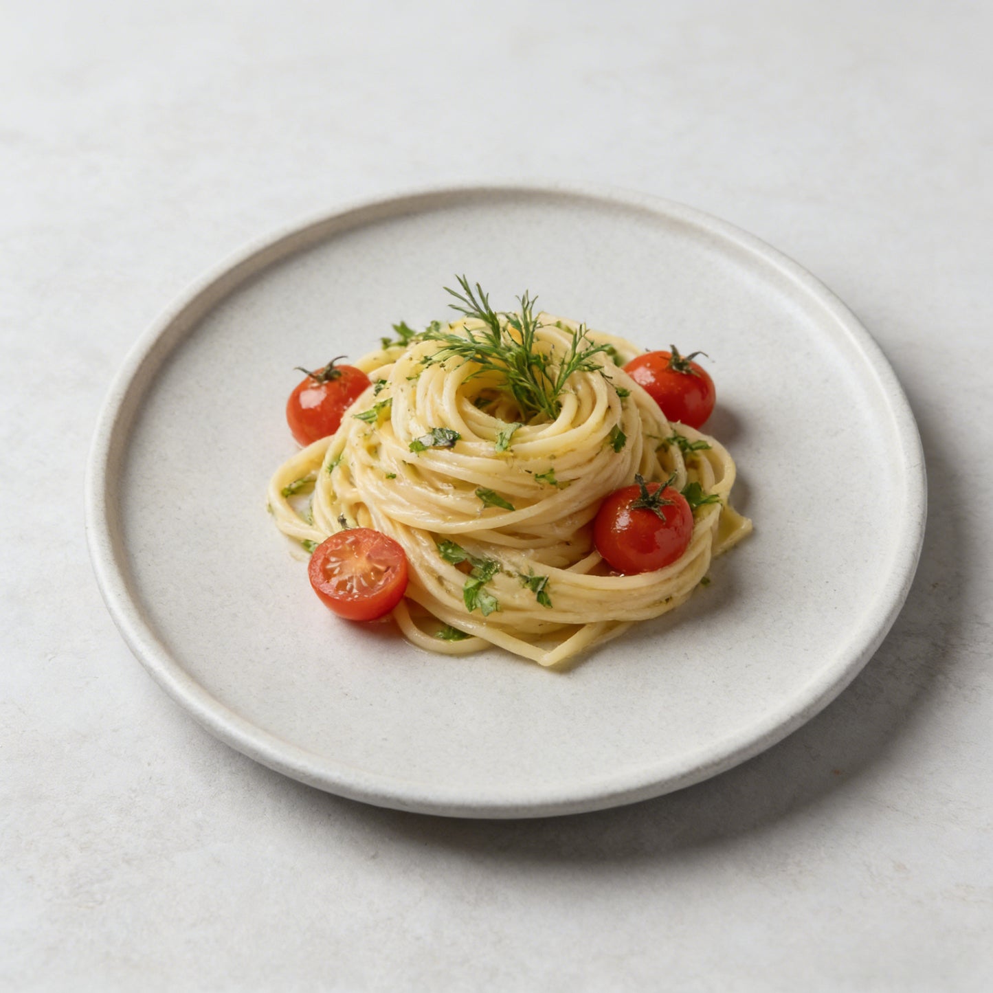 Matte Straight-Edge Dinner Plate