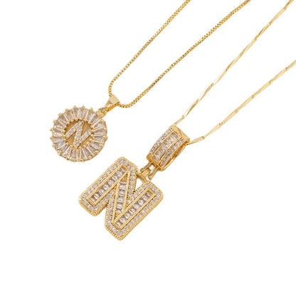 WENTHNNUE™ Initial Letter Necklace