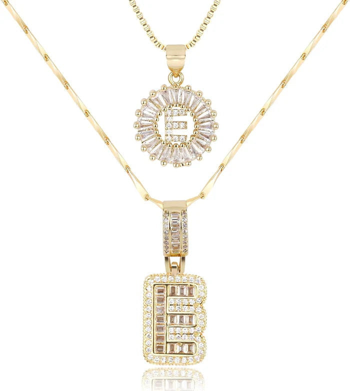 WENTHNNUE™ Initial Letter Necklace