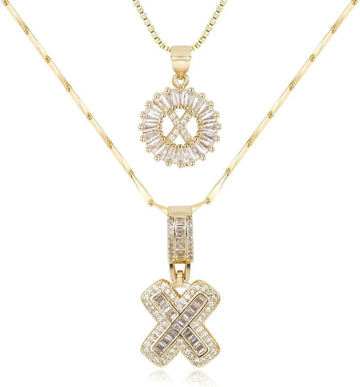 WENTHNNUE™ Initial Letter Necklace