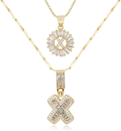 WENTHNNUE™ Initial Letter Necklace
