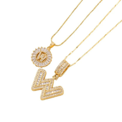 WENTHNNUE™ Initial Letter Necklace