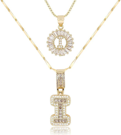 WENTHNNUE™ Initial Letter Necklace