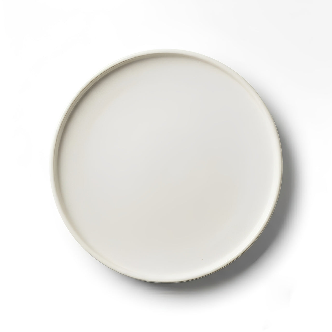 Matte Straight-Edge Dinner Plate