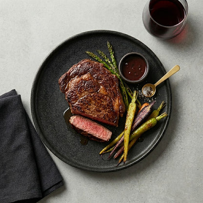 Matte Straight-Edge Dinner Plate