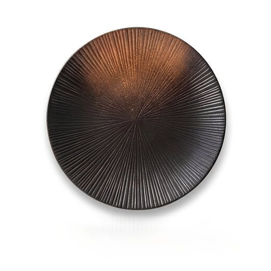 Striped Ceramic Plate