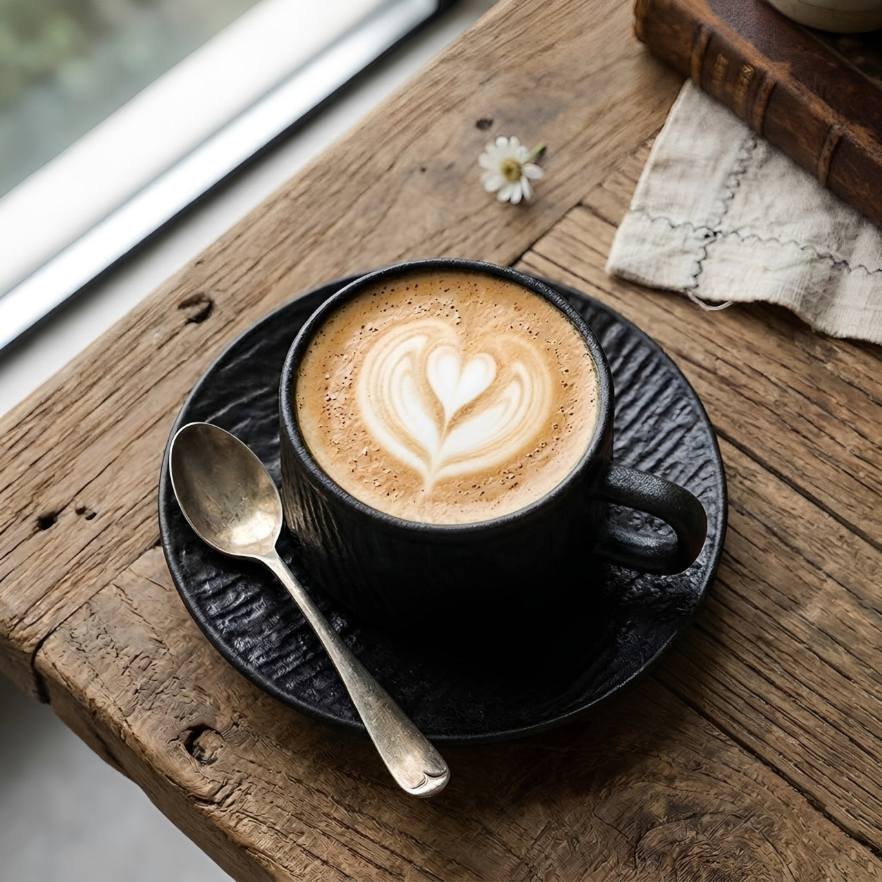 Retro Stone Texture Espresso Set
